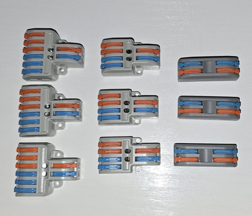 Szybkozłączki rozdzielacze do kabli elektrycznych 9szt