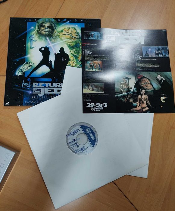 Laserdisc Star Wars 6 discos como novos