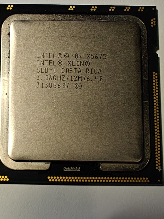 Intel Xeon X5675 6x3.06GHz (turbo 3.46) LGA1366 SLBYL 12MB - TESTOWANY serwer/gaming!