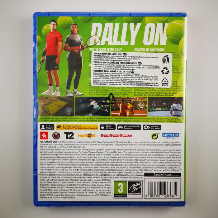 TopSpin 2K25 Deluxe Edition PS5