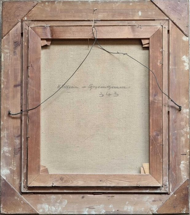 Chryzantemy w wazonie, H.A.Volkwein