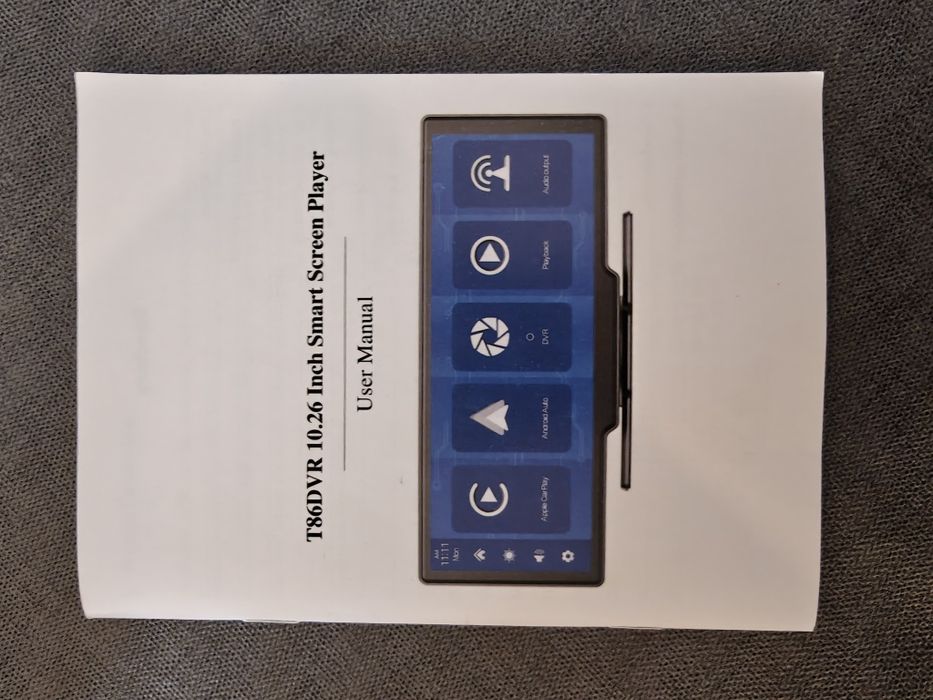 Carplay Portátil 10 Polegadas com câmera