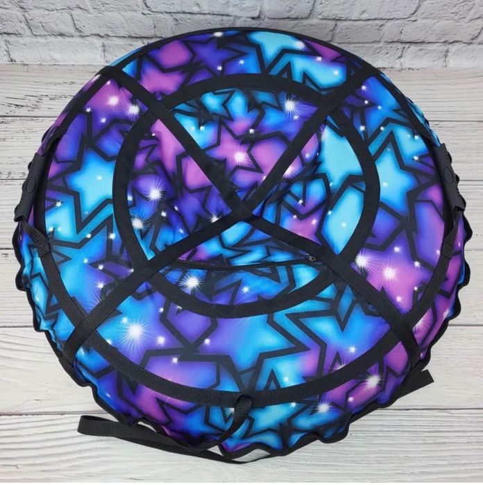 Тюбинг большой 120  ватрушка с камерой надувные санки 120 см с камерой