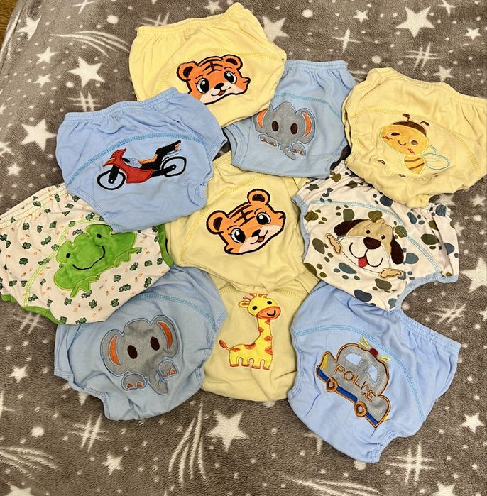 Багаторазові трусики для привчання до горщика (тренувальні) 10шт.