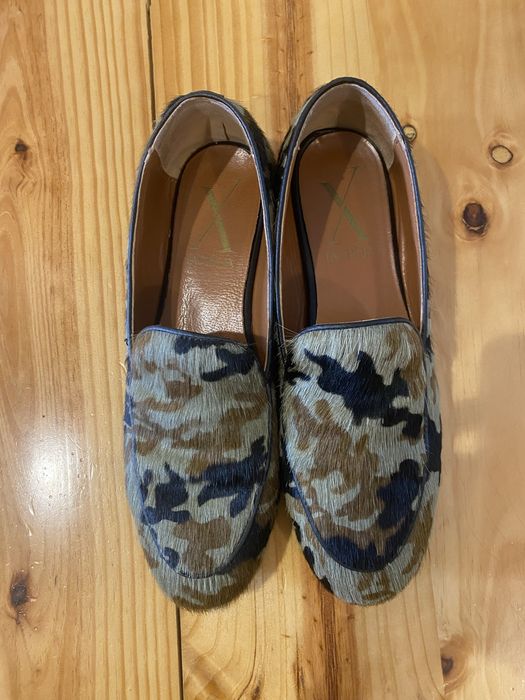 Sapatos mocassin animal print