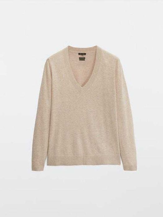 Розкішний джемпер Massimo Dutti, вовна і шовк, розмір М.