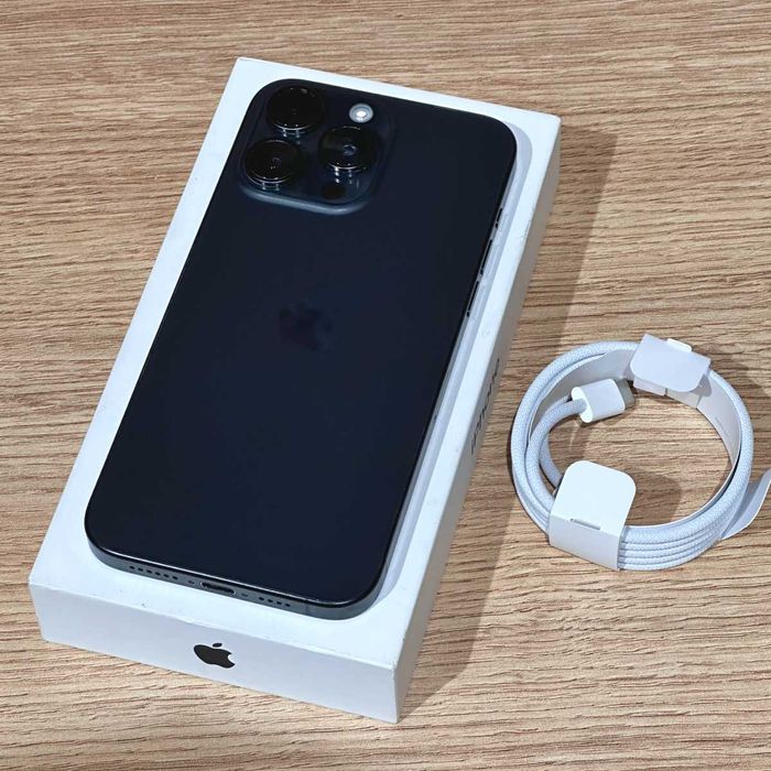  Apple iPhone 15 Pro Max 256GB Black Titanium Bat. 100% Gwar. ROK