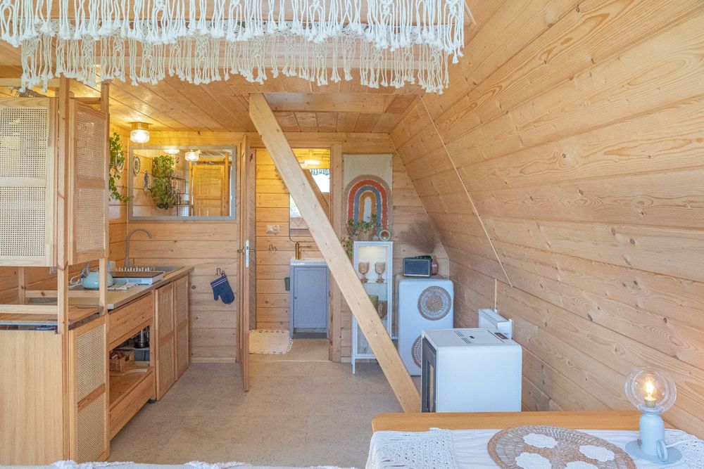 Urokliwy domek tiny house BALIA, WIDOK Babia Góra