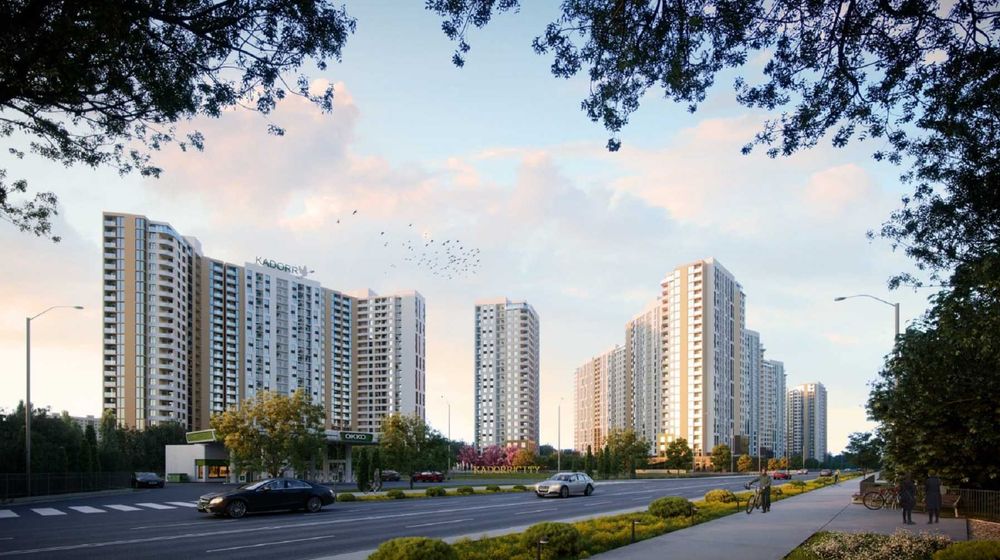 Продам 2 к. квартиру в Жемчужном квартале на Краснова. Прекрасный вид на город. Дом сдан