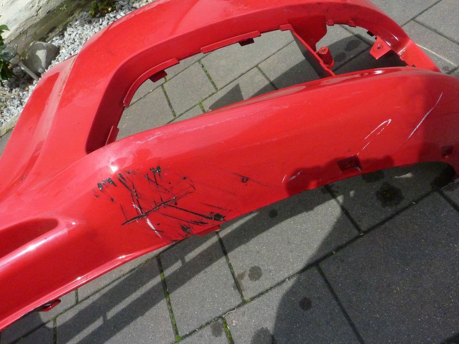 audi a3 8p zderzak przód przedni czerwony 8p080.7437h