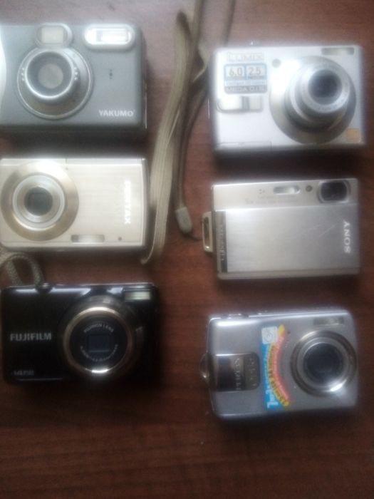 Aparaty cyfrowe sześć szt