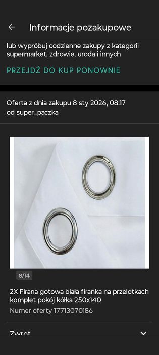 firany  2 sztuki 140 szerokość, 250 długość