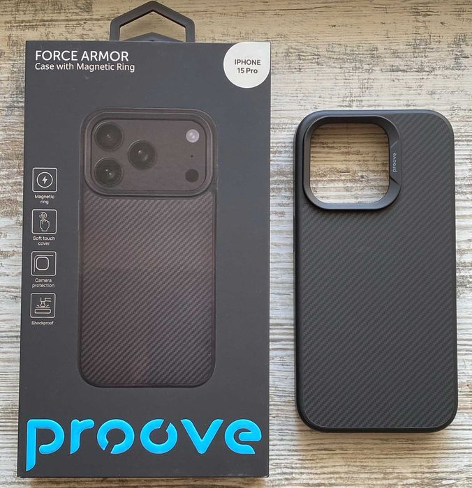 Удароміцний чохол Proove Force Armor Magnetic для iPhone 15, Pro, Max