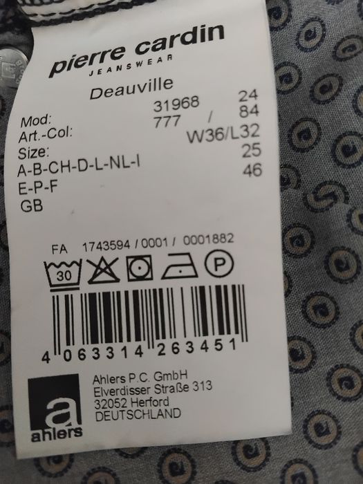 Pierre Cardin spodnie męskie L