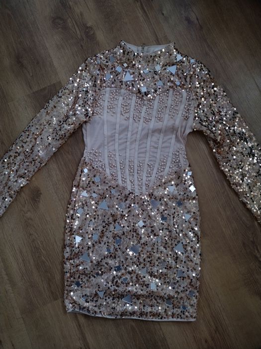 Sukienka damska M 38 cekiny