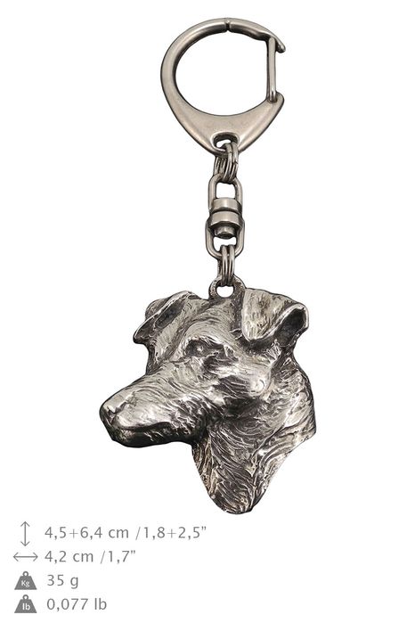 Jack Russell Terrier brelok posrebrzany Art-Dog
