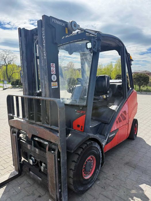 LINDE H35T EVO LPG Triplex вилковий навантажувач з ходу 4,7 м, позиціонер вил 2017 року