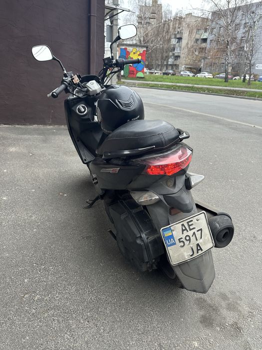 Максі-Скутер Yamaha Majesty 155 2014 Чорний Мопед Мотороллер Справний