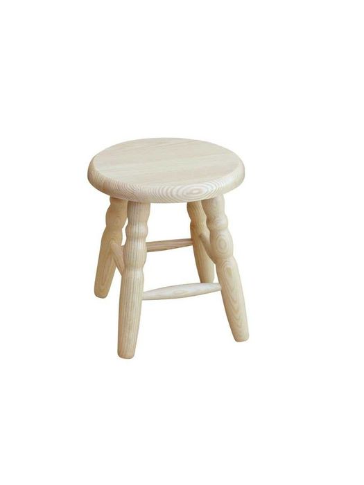 Taboret drewniany sosnowy 35 cm Mały PRODUCENT MEBLI