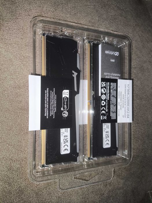 DDR5 Kingston Fury Beast RGB 6400 MT/s CL32 64 GB