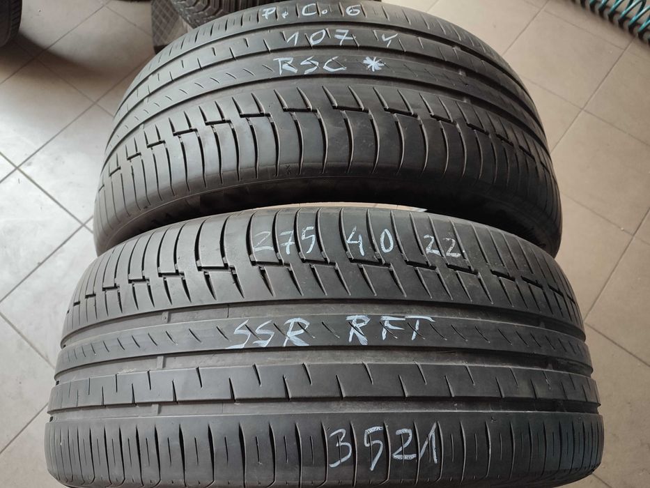 opony 275/40-22 Y Continental PremiumContact 6 SSR RFT RSC RUN ON FLAT
