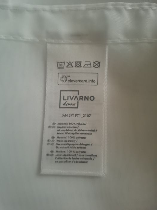 Тюль білого кольору, 1 шт.