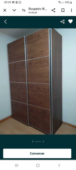 Roupeiro de portas deslizantes ikea pax