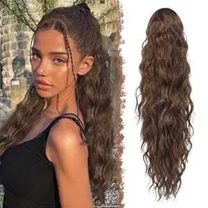 Kucyk Doczepiany Włosy Syntetyczne Falowane Długie 66cm Na Ściągacz