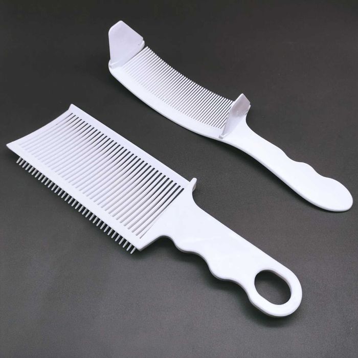 Набір перукарських гребінців для фейду + щітка для чищення