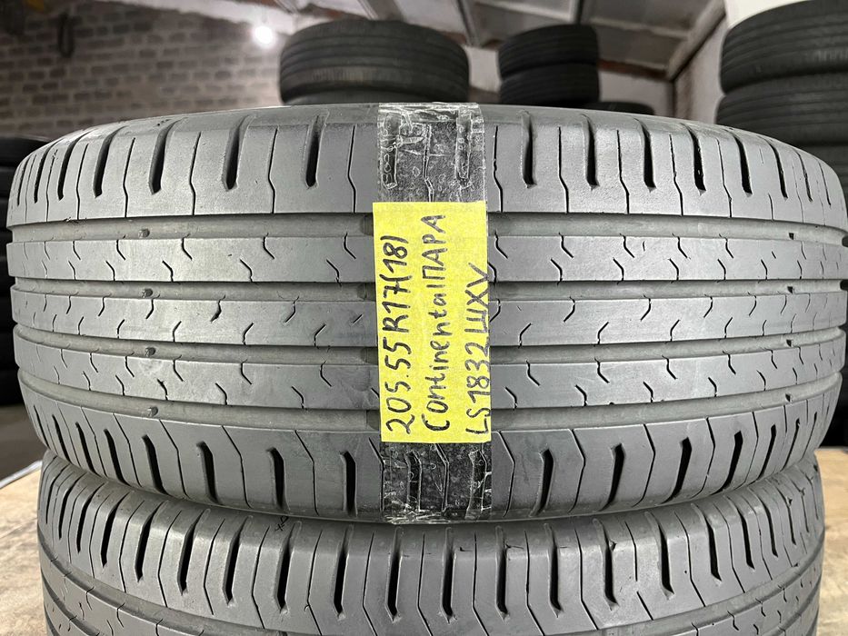 LS1832 Літні шини 205/55r17 Continental ContiEcoContact 5 пара резина р17