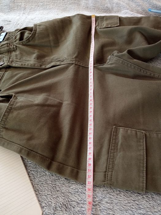 Jeansy cargo  38 bawełna 100%