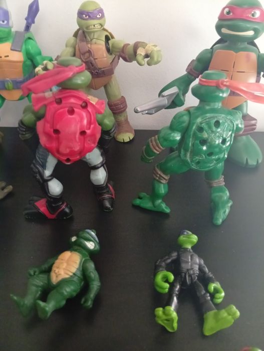 Conjunto de figuras TMNT ninja turtles