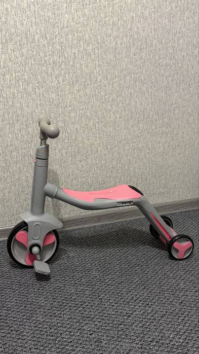 Музичний дитячий самокат-трансформер 3-в-1