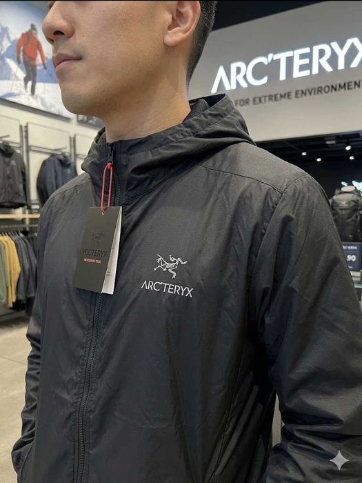 Осіння Куртка Артерикс гортекс черная // Ветровка ARCTERYX Goretex