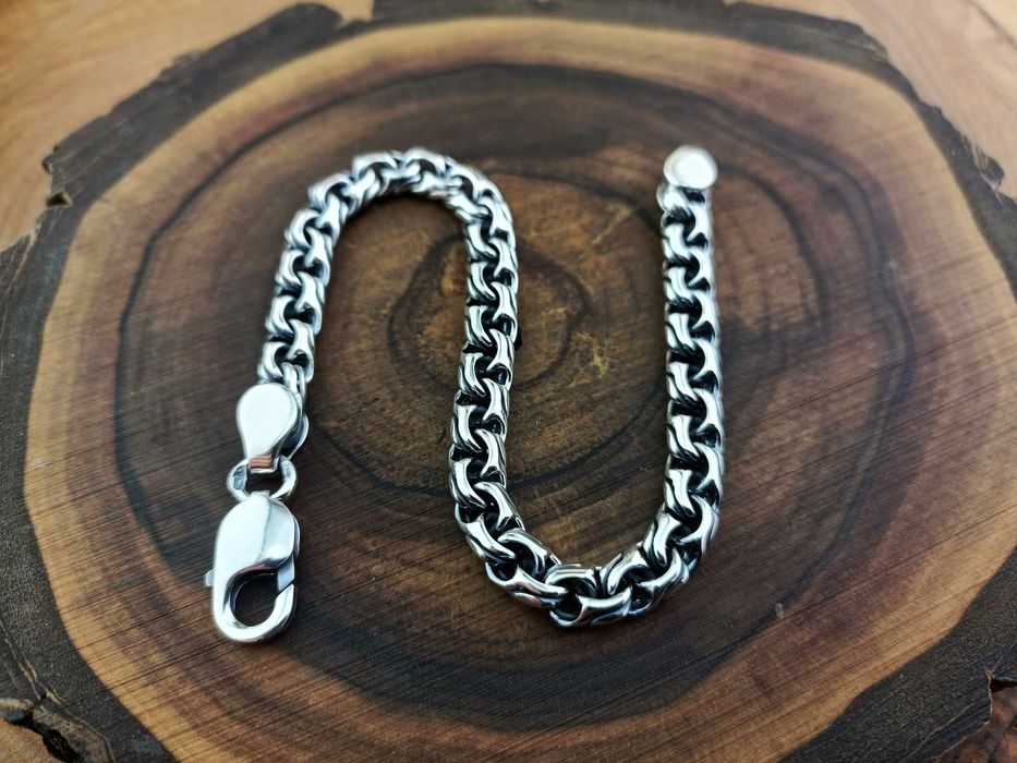 Срібний браслет Арабський Бісмарк Козацький Серебряный Браслет Киевски