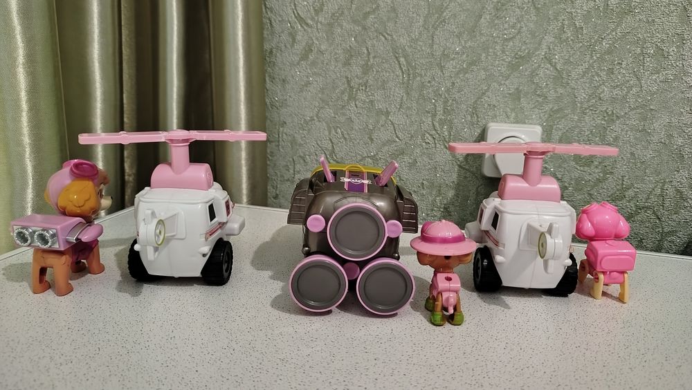 Скай с музыкальными машинами Щенячий патруль