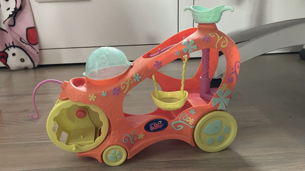 lps littlest pet shop pojazd domek stara generacja unikat auto