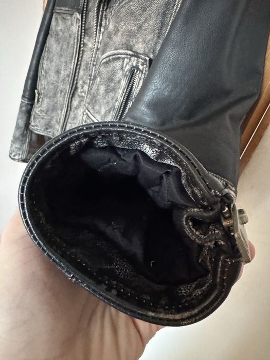 Топова шкіряна куртка Diesel