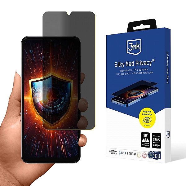 Folia ochronna prywatyzująca matowa 3mk Silky Matt Privacy na Samsung