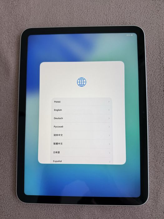 iPad 10 gen. 10,9" Wi-Fi, srebrny, stan idealny