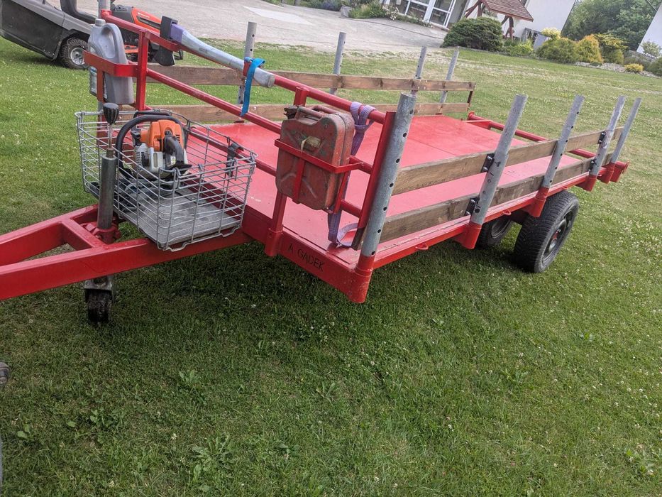 Przyczepa gospodarcza 440×160 cm solidna, praktyczna, gotowa do pracy