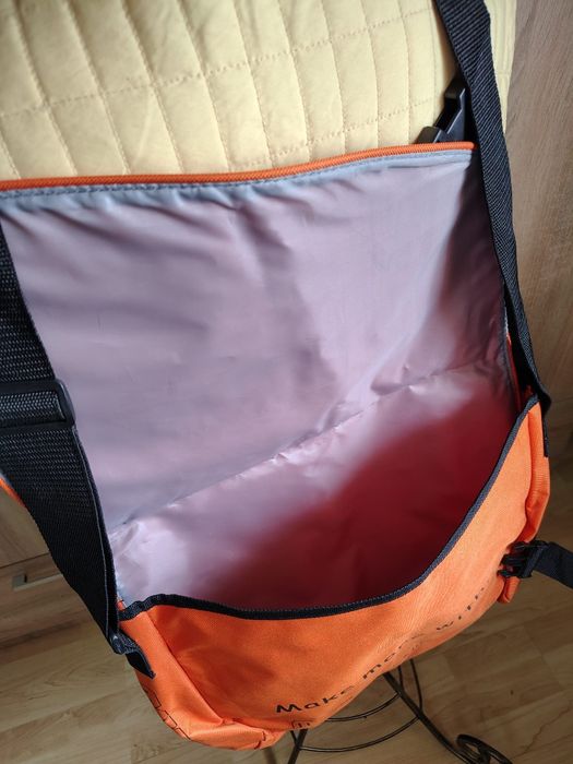 Torba na ramię pomarańczowa unisex