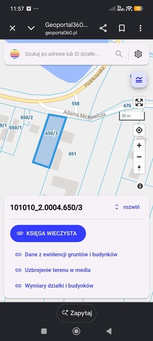 Sprzedam działkę - Widok 3