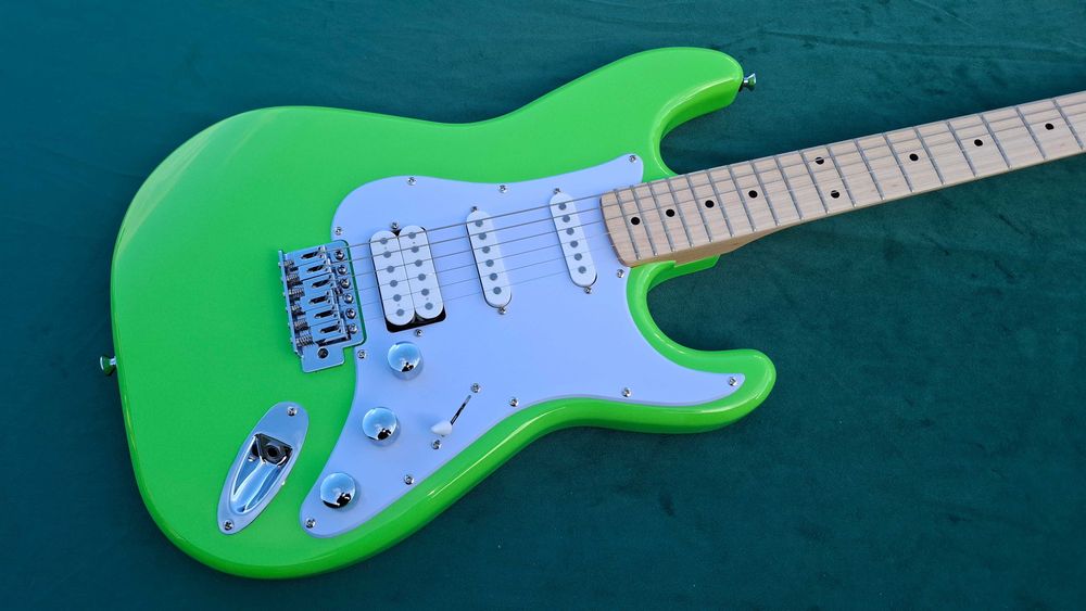 Gitara Elektryczna - Kramer Stratocaster Focus VT-211S NG Neon Green