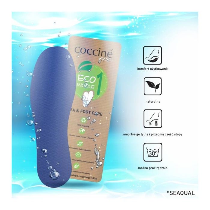 r. 39-40 - Ekologiczne wkładki do butów Sea & Foot Coccine