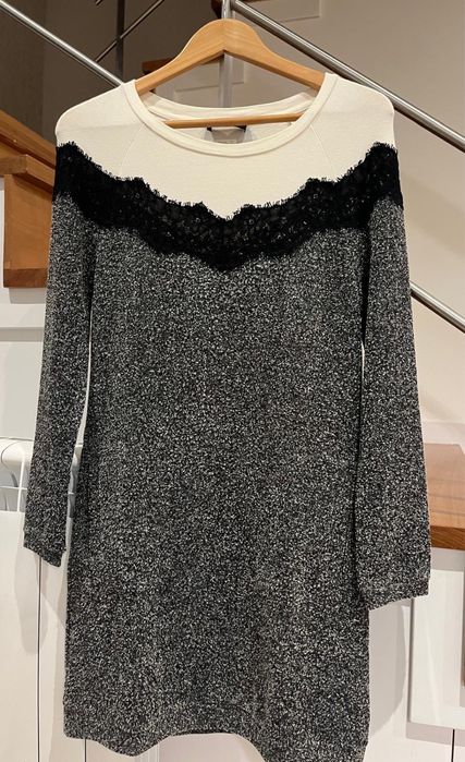 Vestido twin set malha