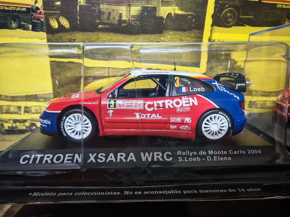 Citroen Jumper +Xsara S. Loeb +Xsara J. Puras -Team Citroen Sport 1:43