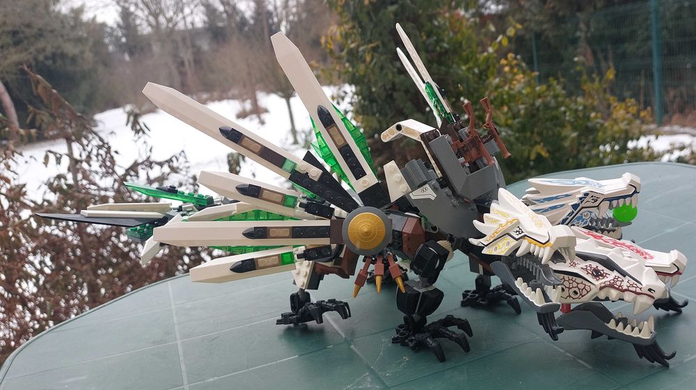 Lego Ninjago 9450 Epicka walka smoków BEZ FIGUREK REZERWACJA DO 08..02
