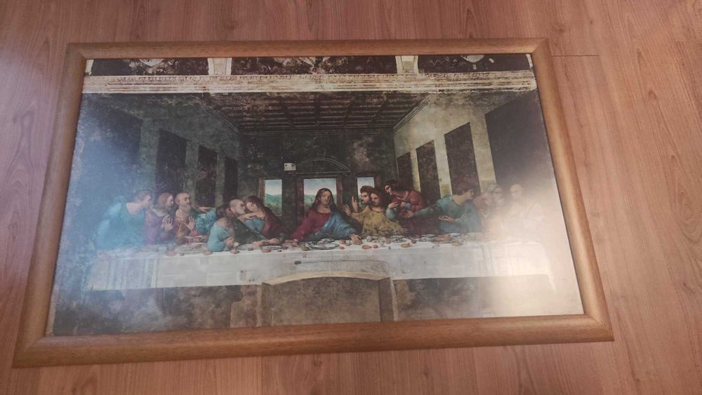 Quadro com moldura A Última Ceia