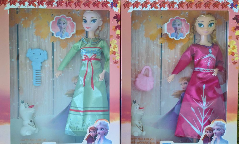 Анна и Эльза Frozen шарнирные с Олафом